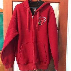 Arizona Cardinals Fleece Lined zip up hoodie